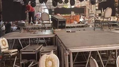 إزالة شادر ومنع إقامة فرح بأحد شوارع شبرا