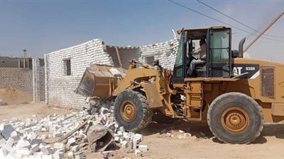 إزالة 17 حالة بناء مخالف بأطفيح | صور