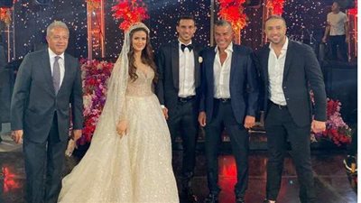 10 صور ترصد حفل زفاف حمدي فتحي