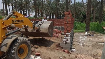 بالأرقام.. الجيزة تتصدى للتعديات على الأراضي الزارعية في القرى | صور