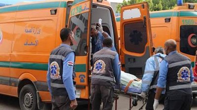 اصابة 6 اشخاص في انقلاب سيارة ملاكي بالوادي الجديد