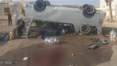 حوادث الطرق تحصد أرواح المواطنين في الساحل الشمالي.. مصرع 5 وإصابة 20 في انقلاب ميكروباص بالجلالة.. و13 مصابًا في 