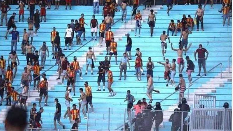 شغب جمهور الترجي
