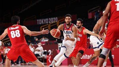 أولمبياد طوكيو| سلة أمريكا تسحق إيران بفارق 54 نقطة