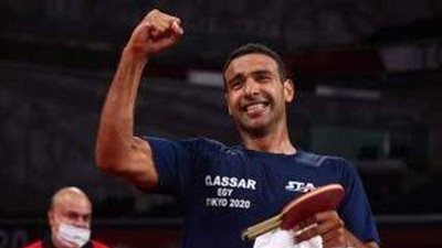 موعد مباراة عمر عصر لاعب تنس الطاولة ومالونج بطل الصين