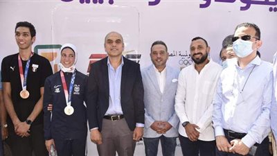 استقبال حافل من مسئولي وأعضاء الصيد لهداية ملاك وسيف عيسى في النادي | صور