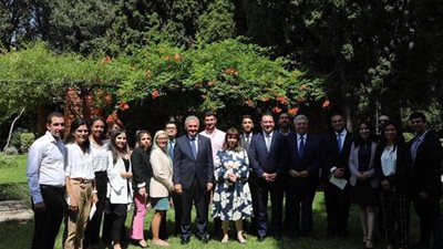 رئيسة الجمهورية اليونانية تستقبل الوفد الشبابي المصري واليوناني والقبرصي