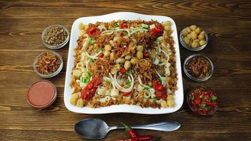 طريقة عمل الكشرى