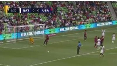قطر تخسر أمام الولايات المتحدة في نصف نهائي الكأس الذهبية | فيديو
