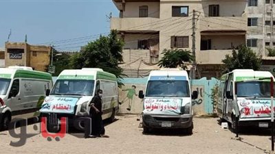 علاج 1200 مريض مجانا بقرية الأخيوة في قافلة طبية بالشرقية