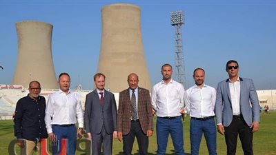 سفير بولندا يحضر تدريب غزل المحلة | صور