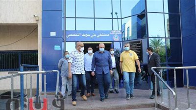 مصرع سيدة وإصابة 6 من أسرة واحدة بطريق الزعفرانة.. ومحافظ بني سويف يزور المصابين