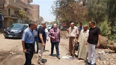 نائب محافظ الجيزة يتفقد تطوير خطوط مياه قرى الصف وأبو النمرس| صور