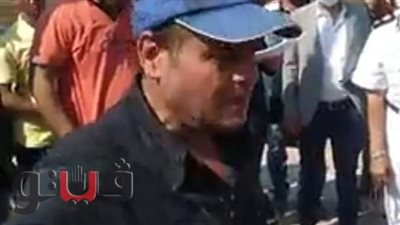 أول صورة لسائق قطار نجع حمادي بعد اصطدامه برصيف المحطة