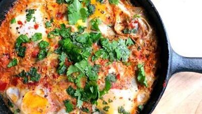 طريقة عمل المخ بالبيض والبصل