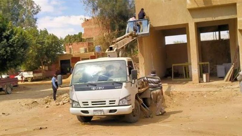 تركيب لمبات ليد بالواحات
