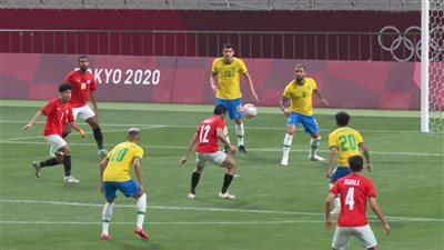 30 دقيقة.. التعادل السلبي يسيطر على مباراة مصر والبرازيل في أولمبياد طوكيو | صور