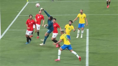 الشوط الأول.. البرازيل تتقدم على مصر 0/1 في أولمبياد طوكيو | صور