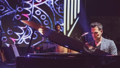 هشام خرما فى ليلة موسيقية جديدة على مسرح النافورة بدار الأوبرا