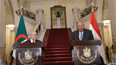 وزير الخارجية الجزائري: نقلت رسالة من رئيس بلادي إلى الرئيس السيسي