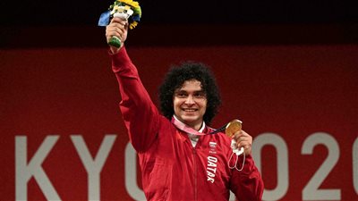 اتحاد رفع الأثقال: قطر تصرف على فارس حسونة مثل أندية الكرة