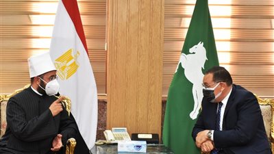 غراب يلتقى الازهرى بديوان محافظة الشرقية