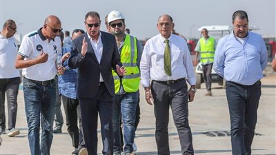 الخطيب يتفقد المرحلة النهائية من جراج فرع مدينة نصر 