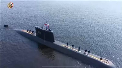 وصول الغواصة S-44 الألمانية إلى قاعدة الإسكندرية للانضمام إلى القوات البحرية| فيديو