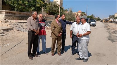 محافظ شمال سيناء يتفقد العمل في تنفيذ محور الفاتح بالعريش