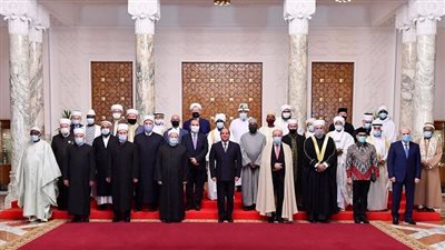 رسائل قوية من السيسي لوفد المؤتمر العالمي للإفتاء