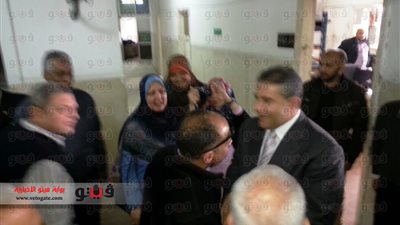 بالصور.. طاهر أبوزيد يودع الموظفين بعد رحيله عن وزارة الرياضة