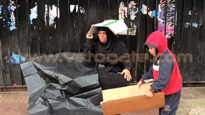 بالصور.. سقوط أمطار غزيرة على القاهرة والجيزة