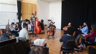 بالصور.. معهد إدوارد سعيد للموسيقى يختتم جولته الفنية بالدنمارك