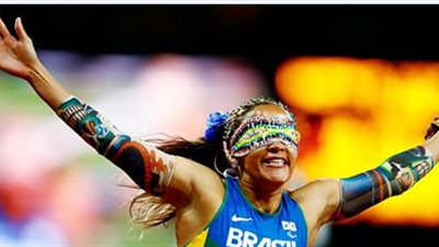 تريزينها جويلهيرمينا تنال لقب أفضل لاعبة بارالمبية لعام 2014 بالبرازيل