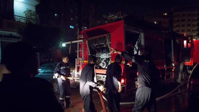 السيطرة على حريق بقسم شرطة ثان الإسماعيلية