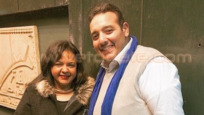 حنان ماضي تحضر حفل 