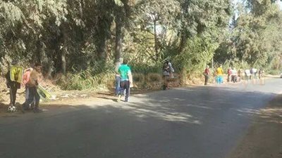 بالصور.. سلسلة بشرية لإخوان المنوفية بشبين الكوم