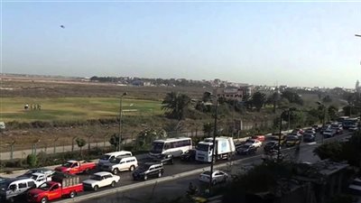 شلل مروري تام على طريق «مصر-إسكندرية» الزراعي بسبب الأمطار