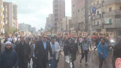 بالصور.. محافظة الفيوم تتحمل تكاليف سرادق عزاء الحكام الثلاثة