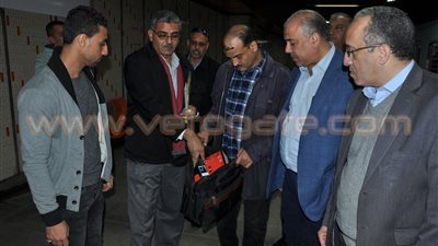 بالصور.. حملة بمحطة مترو جمال عبدالناصر برئاسة «الفضالي»