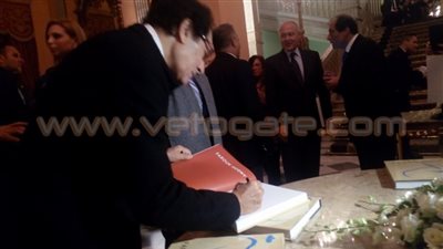 فاروق حسني يطلق كتابه «الأعمال الفنية» بحضور لبلبة و«أبو الغيط»