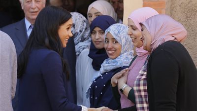 ميجان ماركل تتزين بالحناء في المغرب (صور)