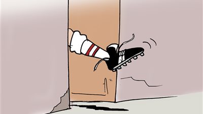 قرب خروج الزمالك من الكونفدرالية في كاريكاتير «فيتو»