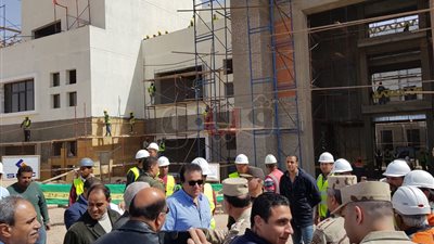 وزير التعليم العالي يتفقد إنشاءات جامعة الملك سلمان بشرم الشيخ