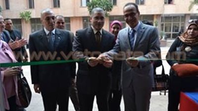 هيثم الحاج يفتتح معرض الكتاب بجامعة المنوفية