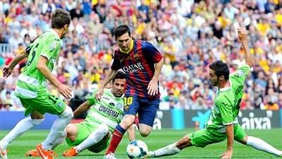 برشلونة يسقط في التعادل السلبي أمام خيتافي بالدوري الإسباني