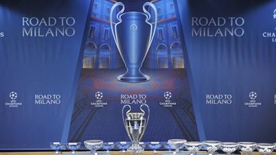 بالصور.. الاستعدادات النهائية لقرعة دور الـ16 لدوري أبطال أوروبا