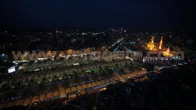 بالصور.. مدينة كربلاء من السماء والملايين تحيي ذكرى أربعينية الحسين