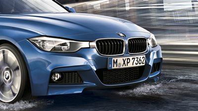 بالصور.. «BMW» تطرح سيارة بـ«إطارات» خاصة لمواجهة شتاء 2016