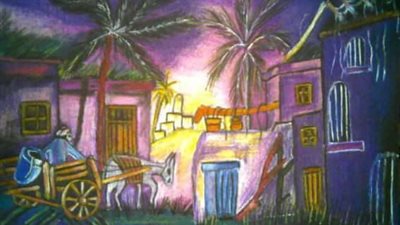 فنانة توثق تراث الواحات بألوان الزيت